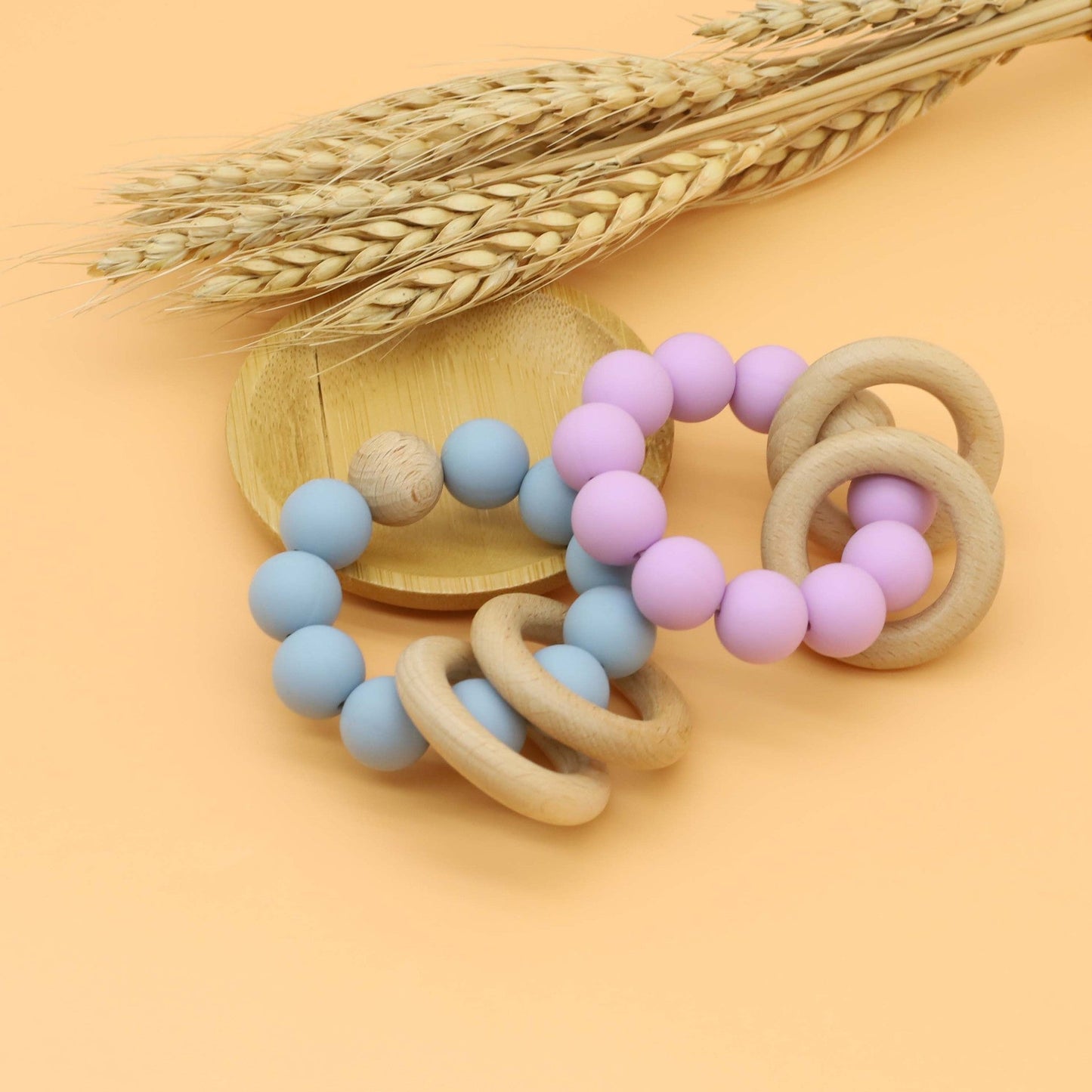 Baby Multicolor Chewable Teether Chain – Soothing in Style