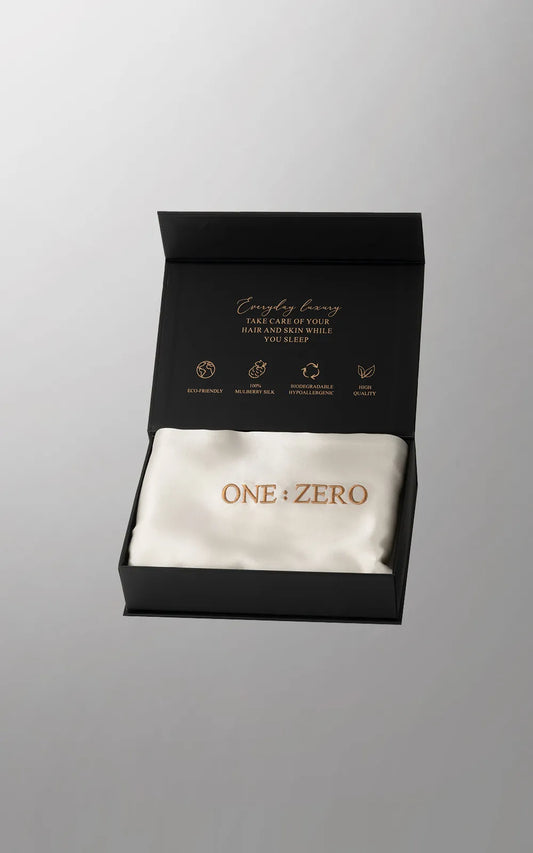 Silk Pillowcase (White) – Luxurious Comfort for Restful Sleep