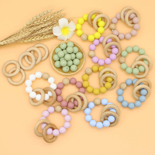 Baby Multicolor Chewable Teether Chain – Soothing in Style