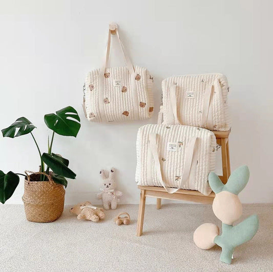 Embroidered Hanging Storage Bag – For Everyday Baby Essentials